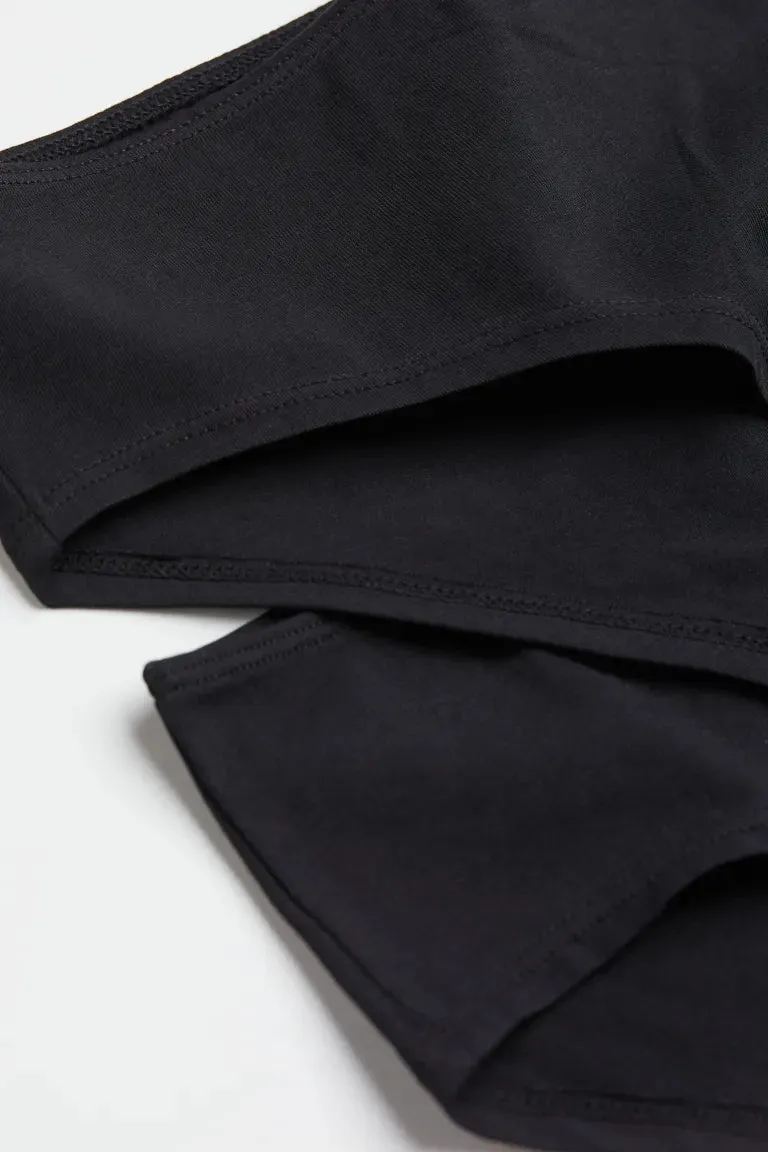 10 pairs of H&M hipster briefs, black