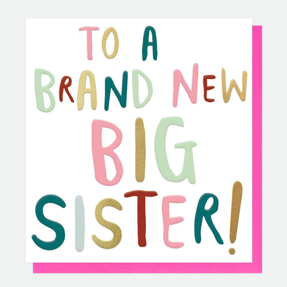 Brand New Big Sister Card