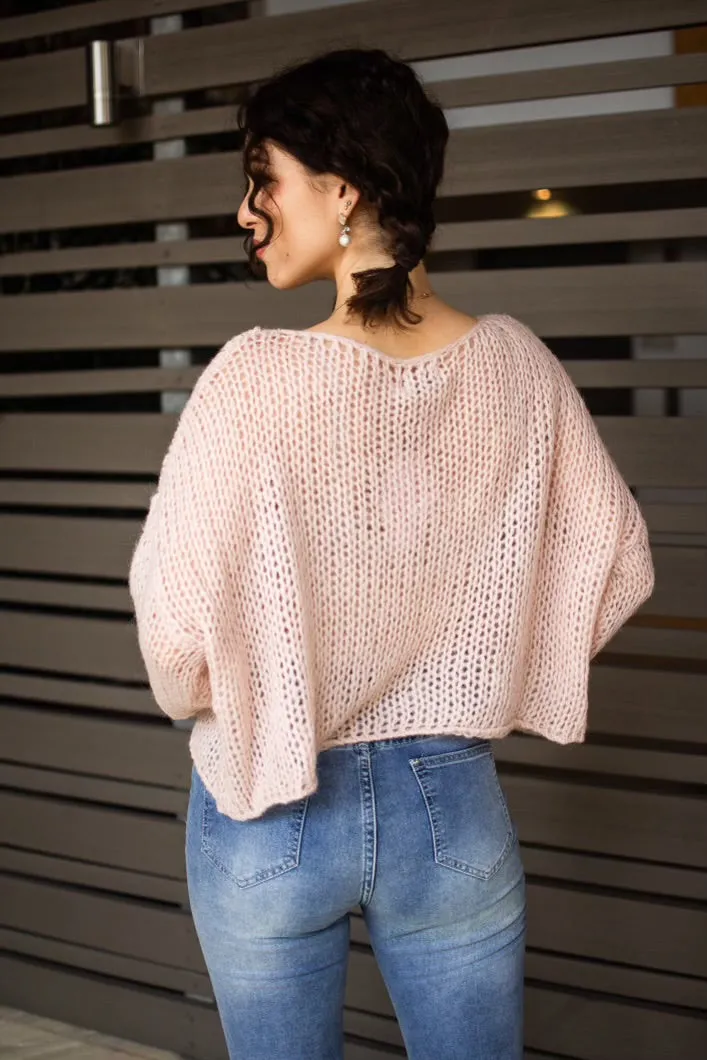 Chloe Jumper  |  Blush