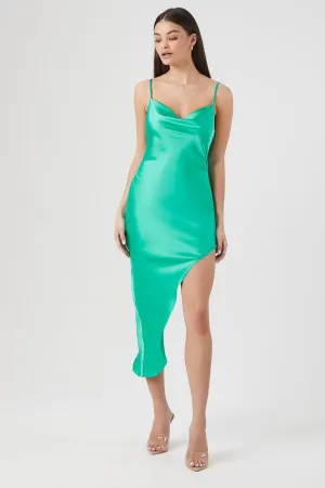 Forever 21 Satin Hooded Slip Dress