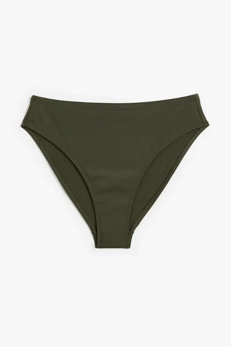 H&M bikini bottoms, dark green khaki
