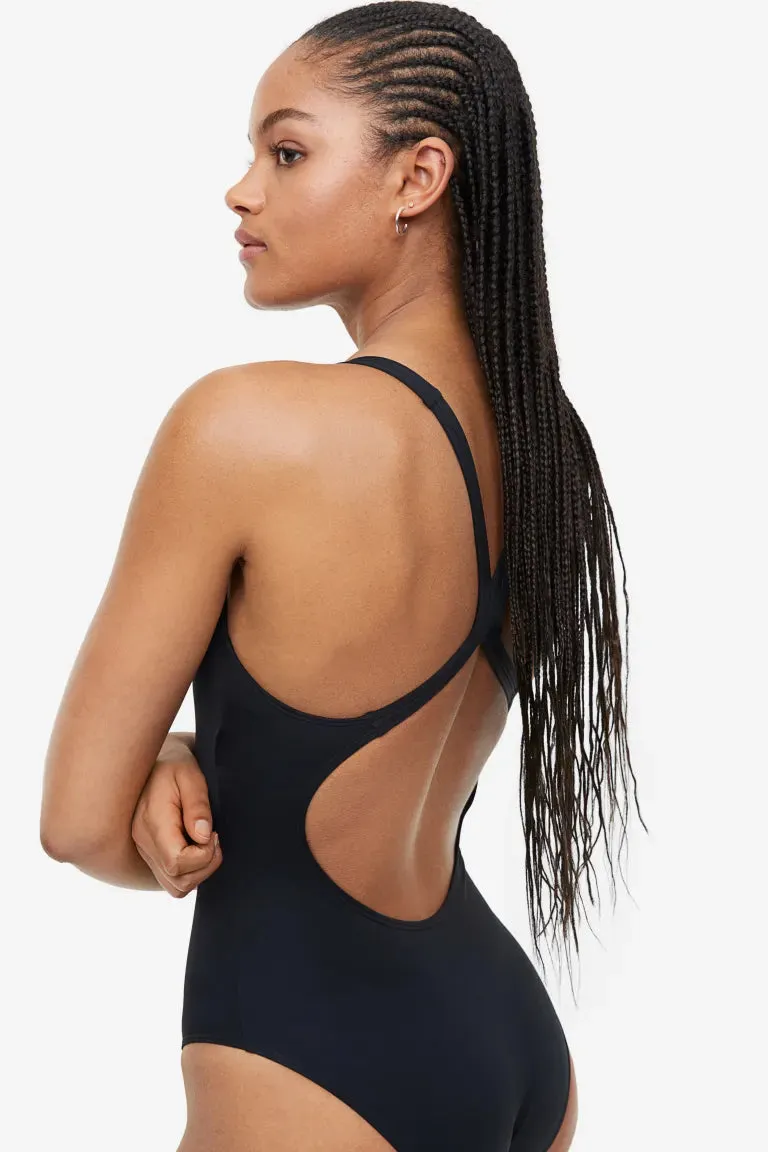 H&M sports swimsuit, black