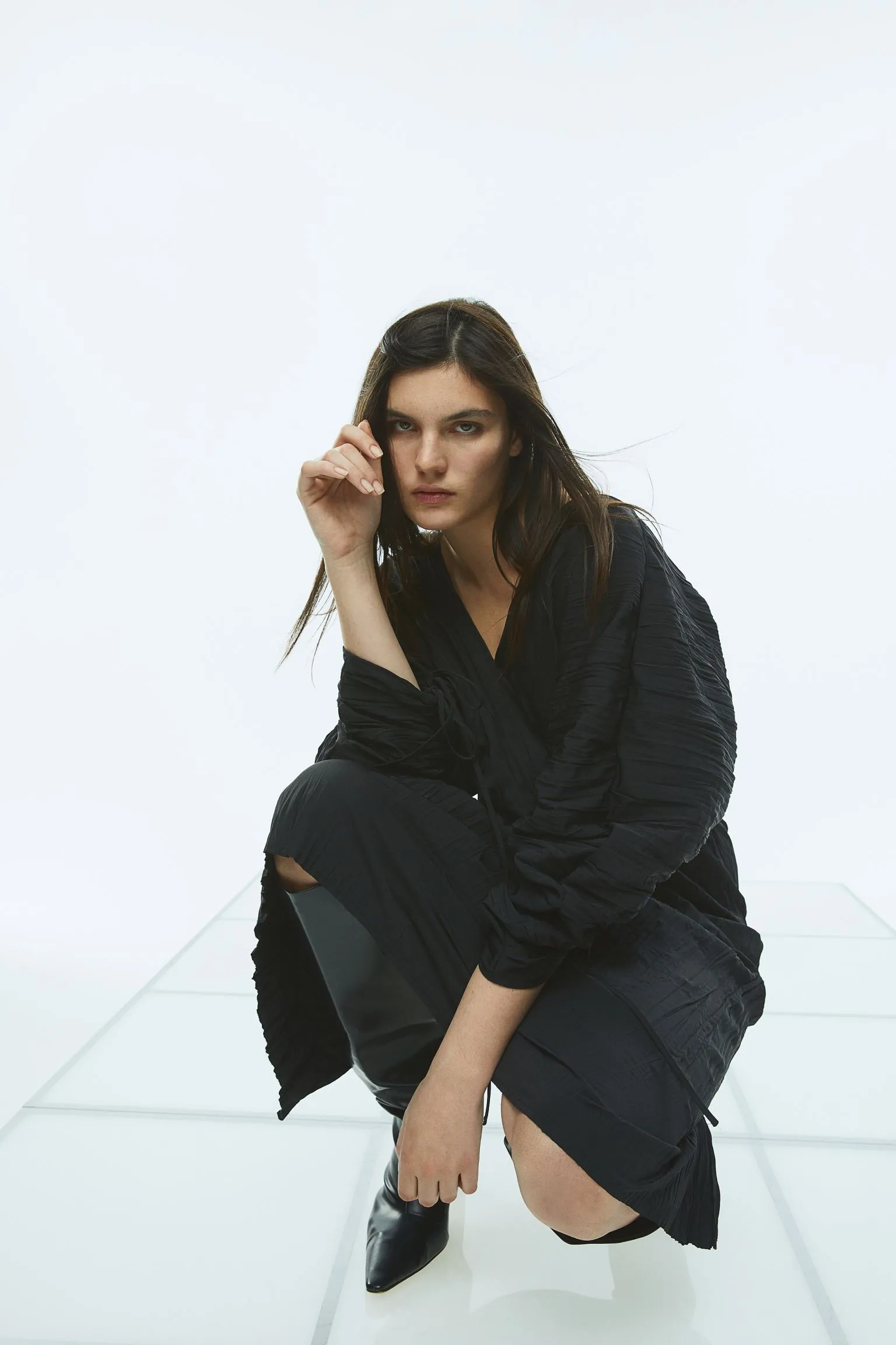 H&M Voluminous dress, black