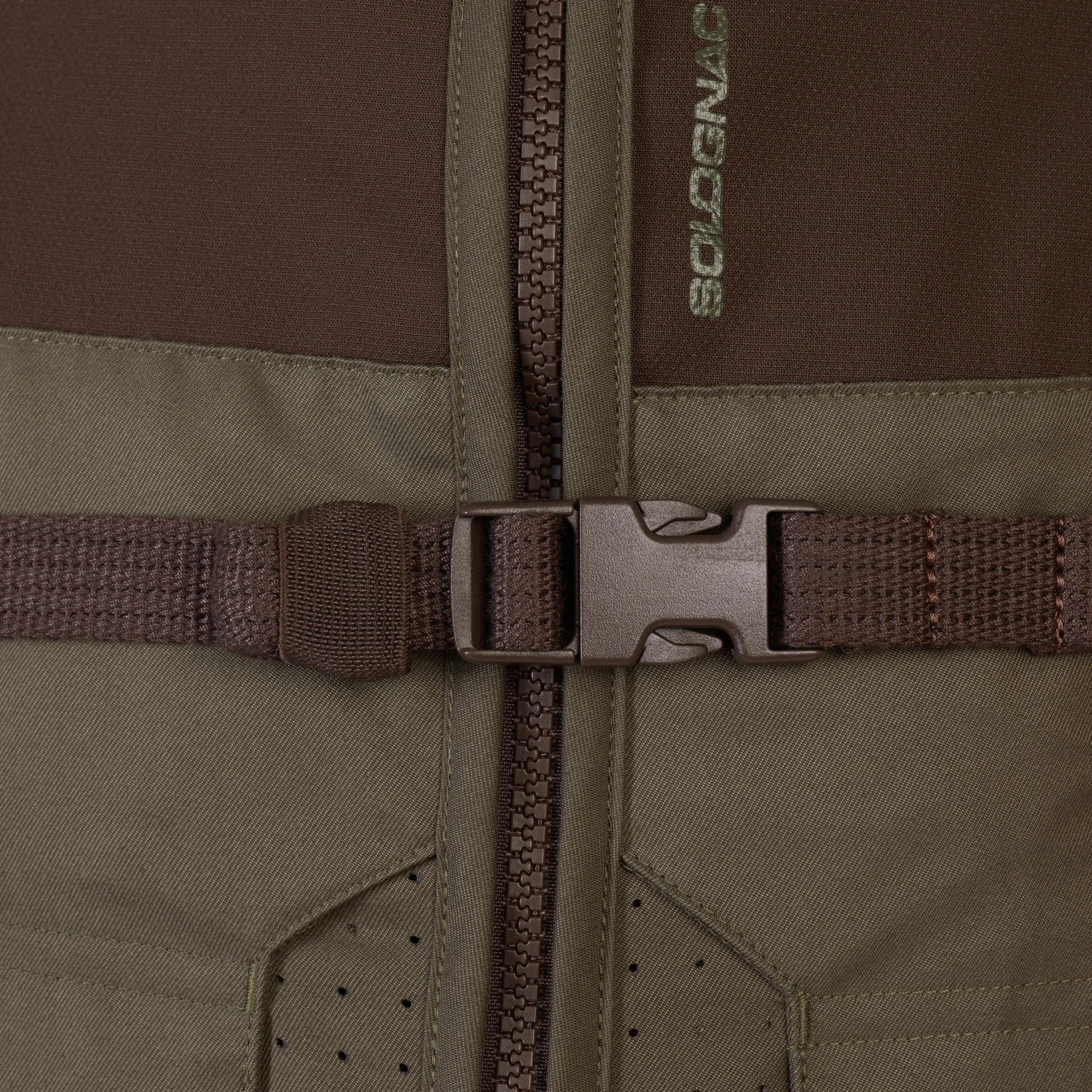 Hunting vest Solognac 900, brown