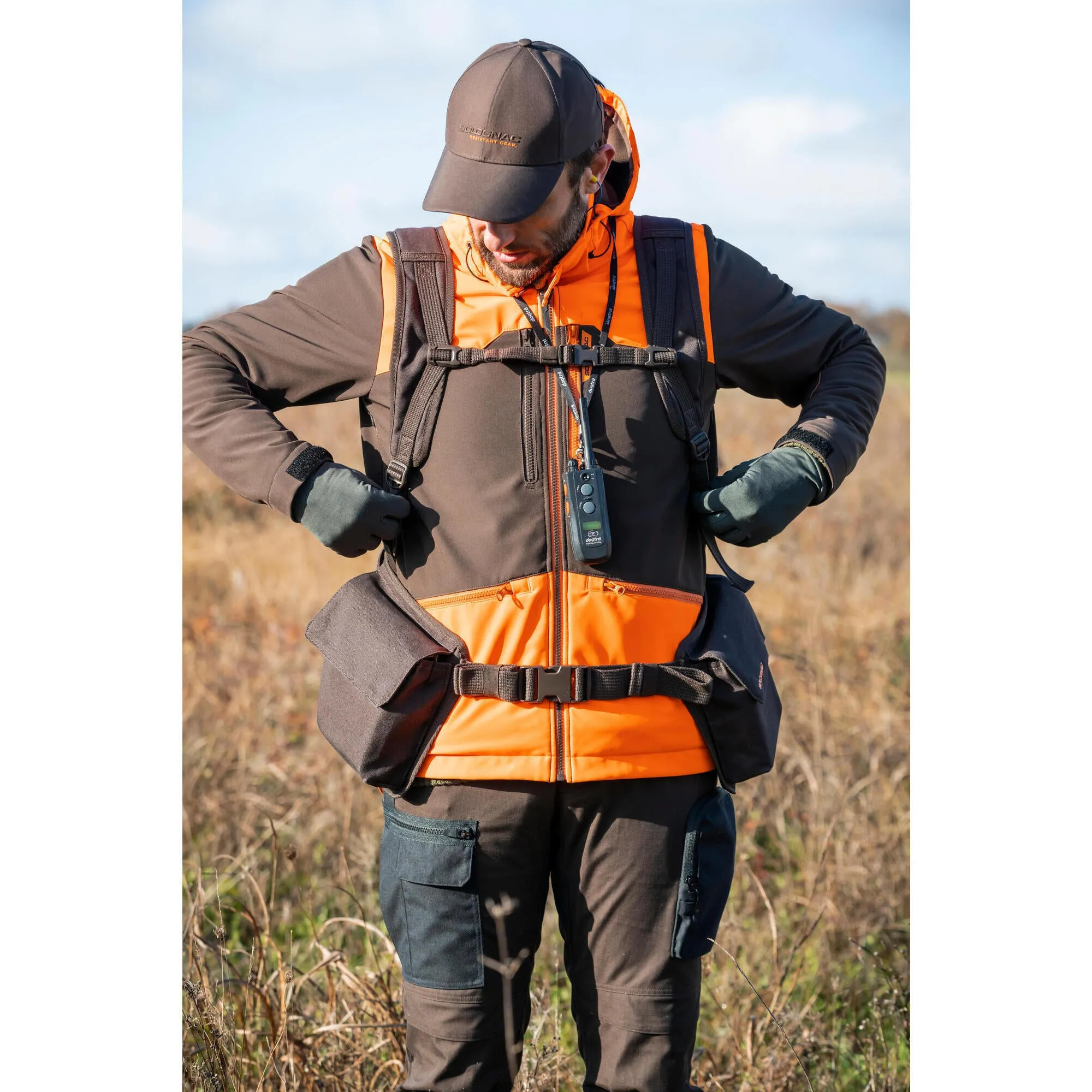 Hunting vest Solognac 900, brown
