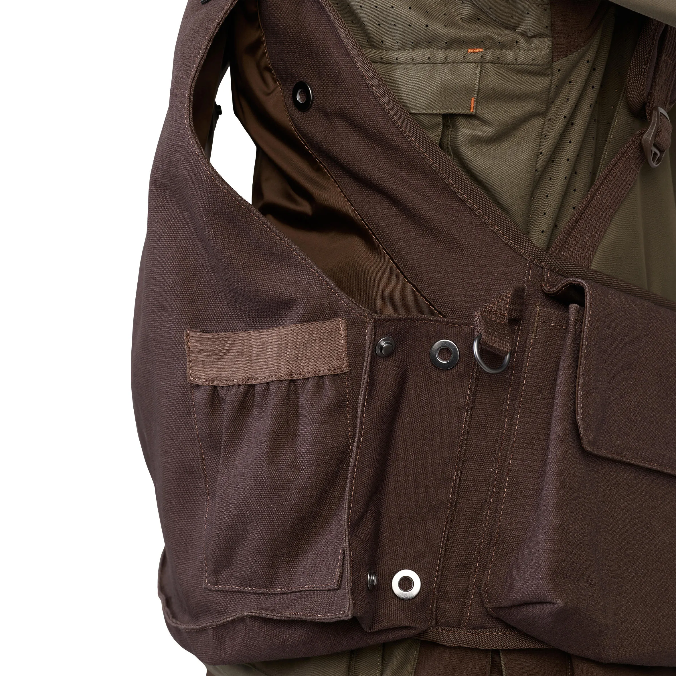 Hunting vest Solognac 900, brown