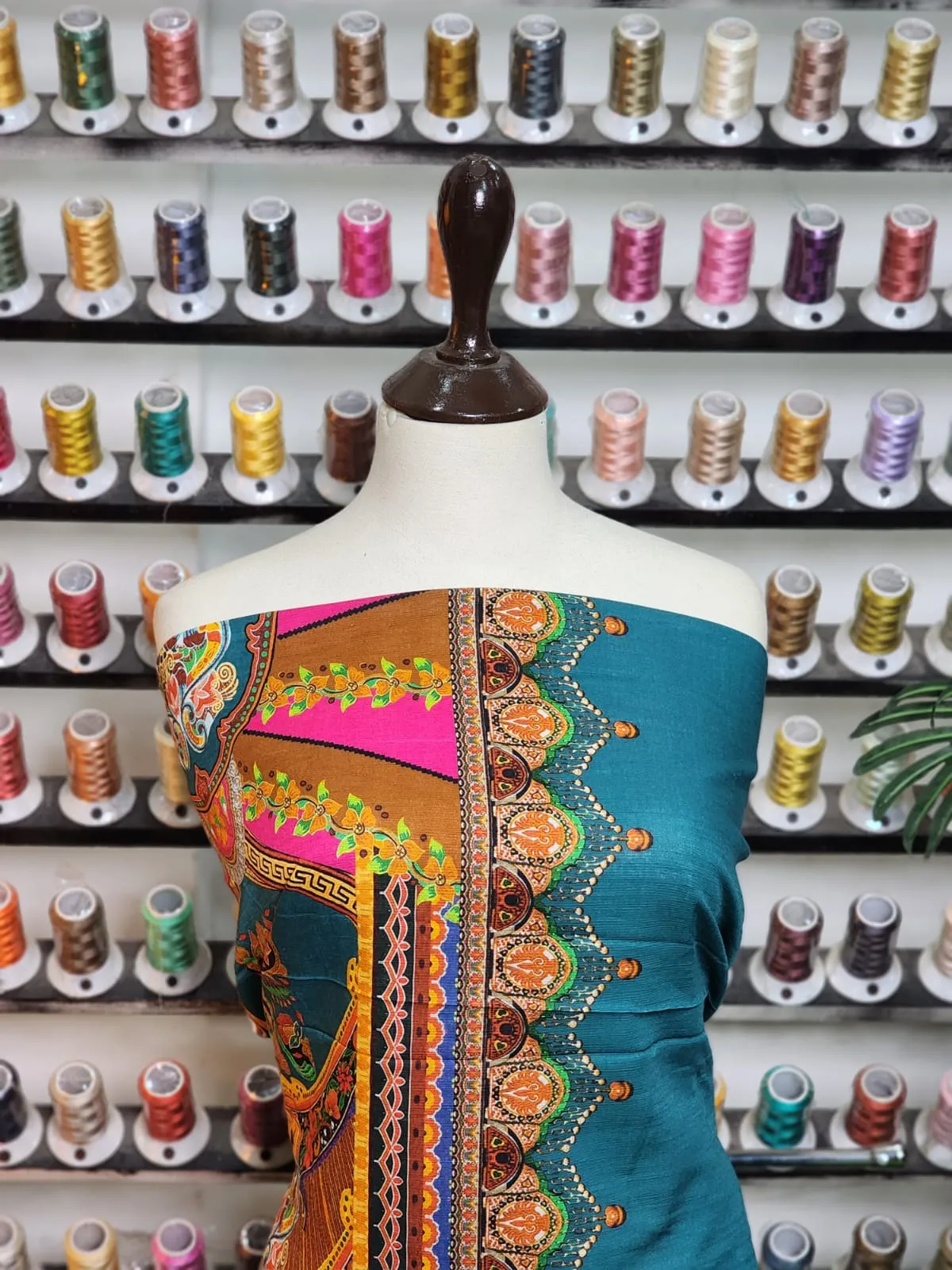 Mix Brand-Printed Khaddar-Shirt