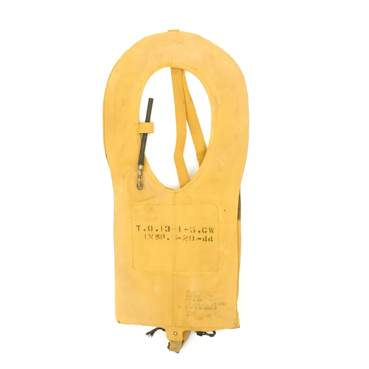 Original U.S. WWII USAAF Mae West Pneumatic Life Vest by U.S. Rubber Co. - May 1943