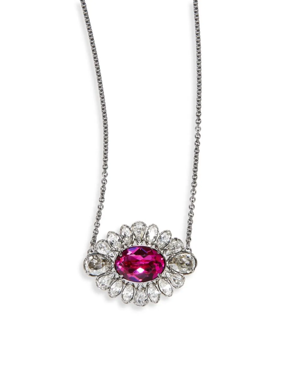 Swarovski Crystal Flower Pendant Necklace
